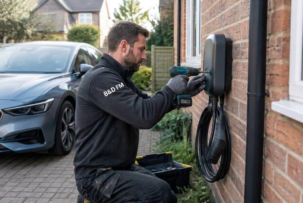Installing a 7.4 kW home chargepoint