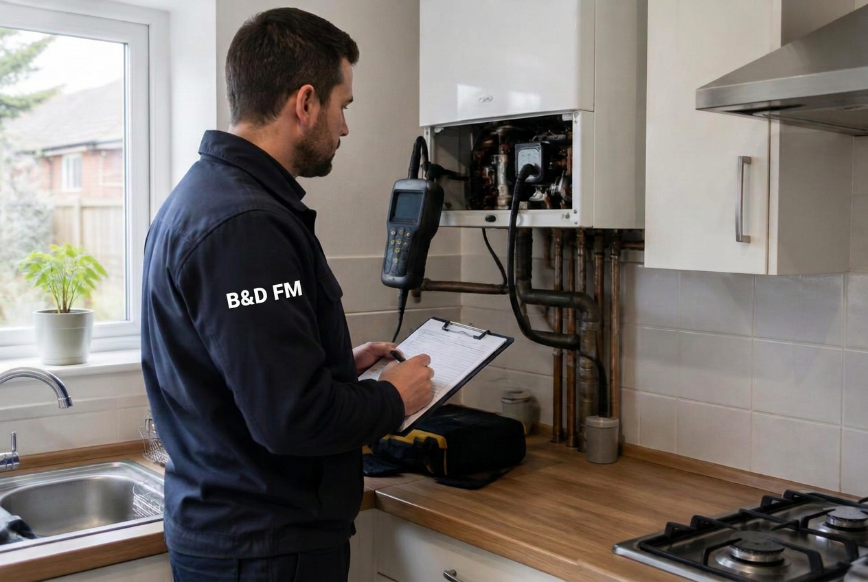 Gas safety check and certificate